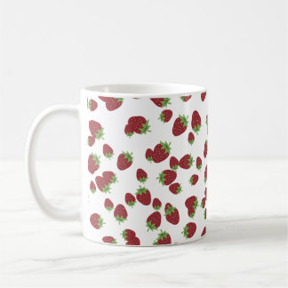 Süßes Erdbeeren Kaffeetasse