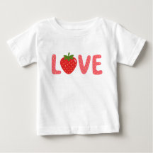 Süßes Erdbeeren-LIEBE Kinder-T-Shirt