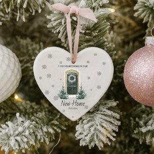 Süßes erstes Weihnachten im neuen Zuhause Elegente Ornament
