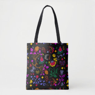 Süßes farbenfrohes Blumenmuster  Tasche