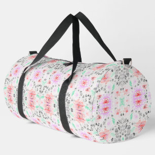 Süßes farbenfrohes pastellfarbenes aztekisches Blu Duffle Bag