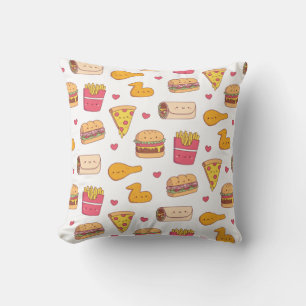 Süßes Fast Food Burrito Pizza Sandwich Burger Pomm Kissen