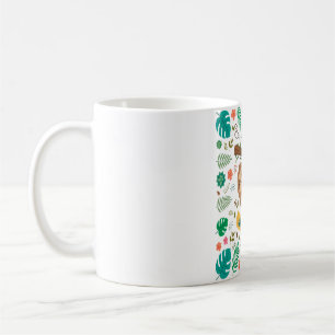 Süßes Faultier - Langsamkeit-Muster Kaffeetasse