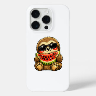 Süßes Faultier mit Wassermelone Case-Mate iPhone Hülle
