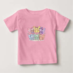 Süßes Feen-Schmetterlings-Freunde-Kinder-T-Shirt Baby T-shirt
