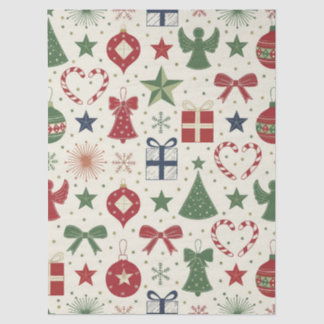 Süßes festliches Weihnachtsmuster Geschenkpapier Seidenpapier