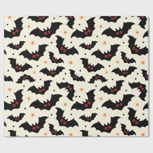 Süßes Fledermaus-Grusel-Muster Halloween Geschenkpapier