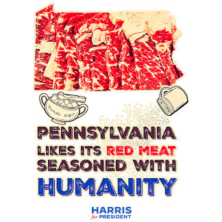 Süßes Fleisch: Pennsylvania für Harris T-Shirt