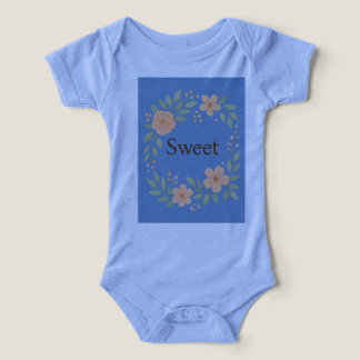 Süßes florales Babykleidungsdesign