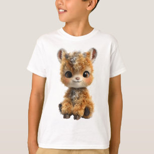 Süßes Fluffiges Baby-Horntier Kinder T-Shirt