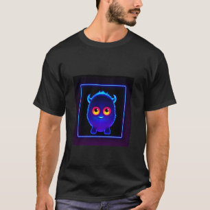 Süßes Fluffiges Monster - Hell und Niedlich T-Shirt