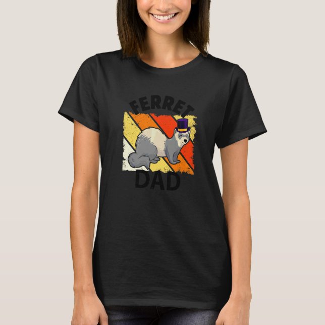 Süßes Frettchen  Ich liebe Frettchen  Frettchen-Va T-Shirt (Vorderseite)