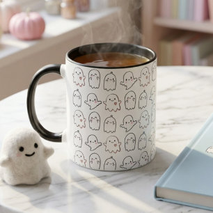 Süßes freundliches Geistermuster Tasse