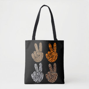Süßes Friedenszeichen Tierprint Kleinkind Jungen R Tasche