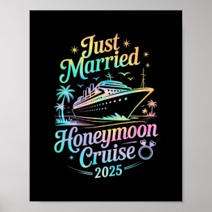 Süßes Frisch Vermähltes Honeymoon Kreuzfahrt 2025  Poster
