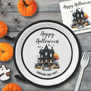 Süßes Frohes Halloween Pappteller