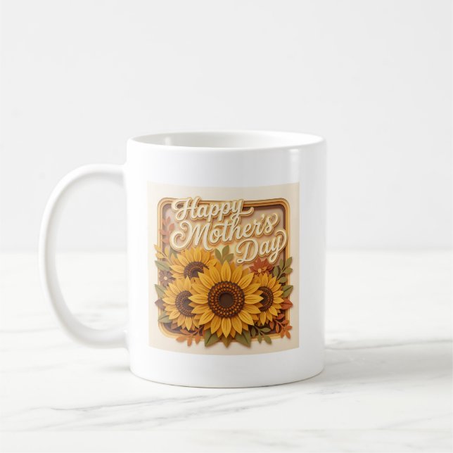 Süßes Frohes Muttertag  Kaffeetasse (Links)