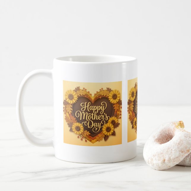 Süßes Frohes Muttertag  Kaffeetasse (Mit Donut)