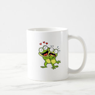 Süßes Froschpaar in Liebes-Tasse Kaffeetasse