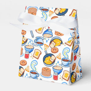 Süßes Frühstücksmuster – Kawaii-Lebensmittel nahtl Geschenkschachtel