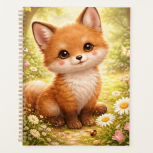 Süßes Fuchs-Design – Bezaubernder Wald-Fuchs Planer