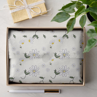 Süßes Gänseblümchen-Muster-Tissue-Papier Seidenpapier