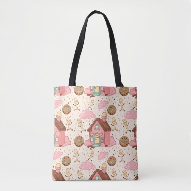 Süßes Gartenmuster-Design  Tasche (Vorderseite)