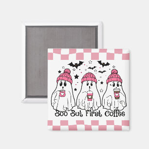 Süßes Geist Kaffee Rosa Magnet
