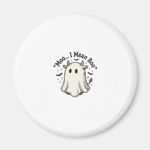Süßes Geist-Kuh Halloween-Muh-ich-meine-Buh-Shirt Magnet