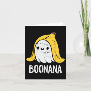 Süßes Geister-Nana-Halloween-Kostüm Lustige Kinder Karte