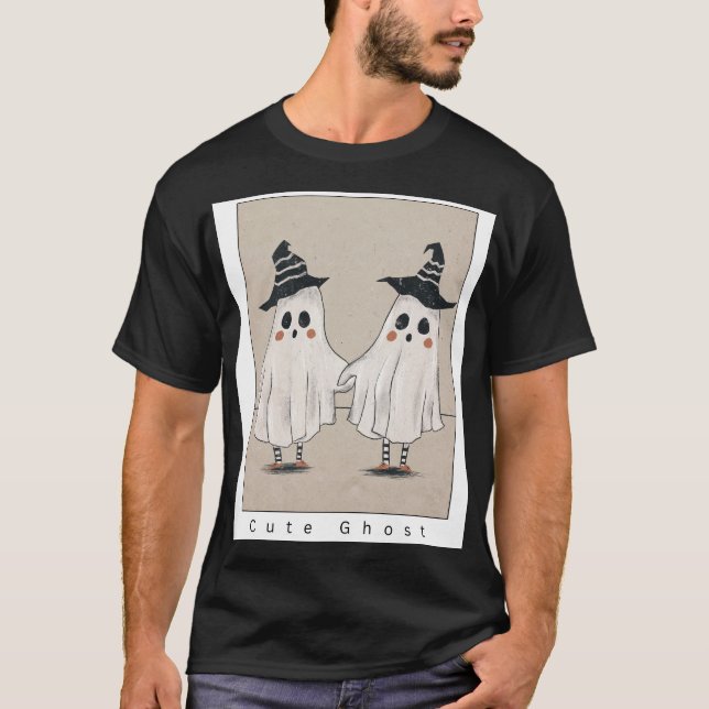 Süßes Geisterpärchen T-Shirt (Vorderseite)