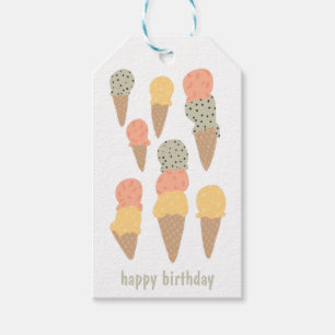Süßes Gelato Minze Chip Mango Passionfruit CUSTO Geschenkanhänger