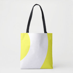 Süßes Gelb und Weiß Tasche