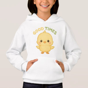 Süßes gelbes Küken Grafik Pullover Hoodie