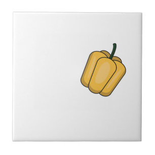 Süßes Gemüse Paprika Muster Fliese