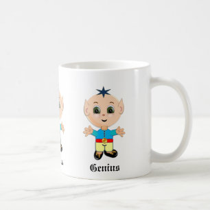 Süßes Genie-Elf & Kalligrafie Kaffeetasse
