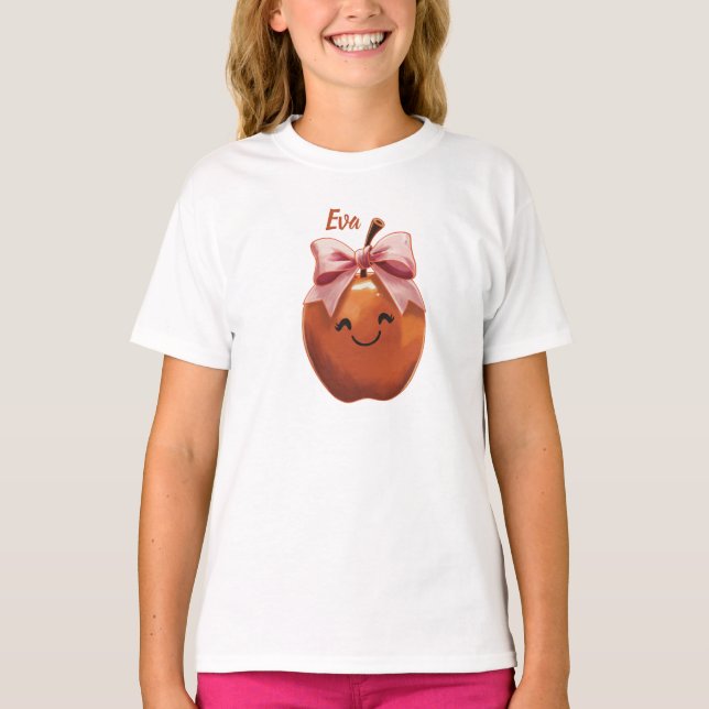 Süßes Geschenk Apfel T-Shirt (Vorderseite)