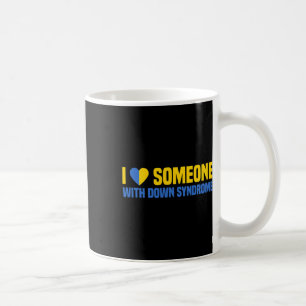 Süßes Geschenk ich liebe jemanden mit Down-Syndrom Kaffeetasse