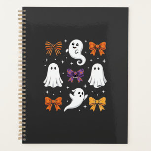 Süßes Gespenst mit Schleifen Halloween-Design_1 Planer