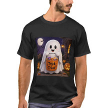 Süßes Gespenst-Süßigkeiten-oder-Saures-Halloween-T