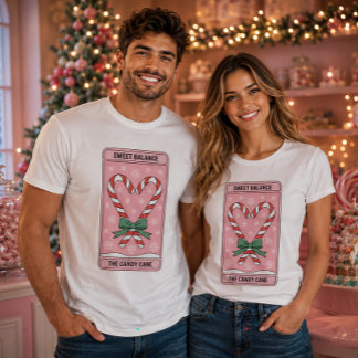 Süßes Gleichgewicht Der Candy Cane Weihnachts Taro T-Shirt