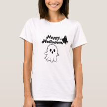 Süßes glückliches Halloween-Geist T-Shirt