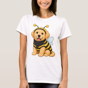 Süßes Golden Retriever Bienenkostüm T-Shirt