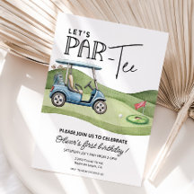 Süßes Golf-Geburtstags, jedes Alter, Lasst uns fei
