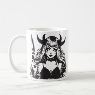 Süßes gothisches Mädchen Kaffeetasse