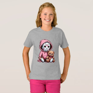 Süßes graues Kinder-T-Shirt mit reizender Illustra T-Shirt