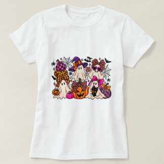 Süßes, gruseliges Geister-Squad-Outfit Halloween L T-Shirt