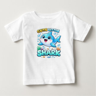 Süßes Haifisch-Shirt für Mädchen Baby T-shirt