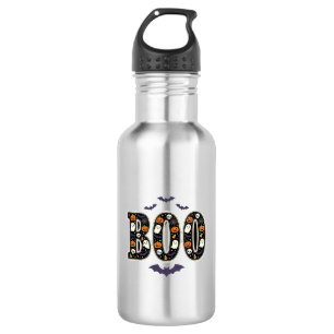 Süßes Halloween Boo Geist Kürbis Design Edelstahlflasche