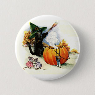 Süßes Halloween-Button Button